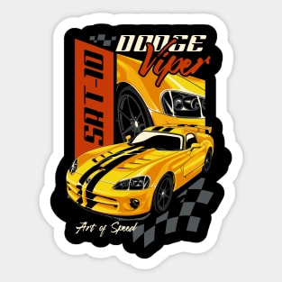 SRT-10 Viper Art of Speed Sticker